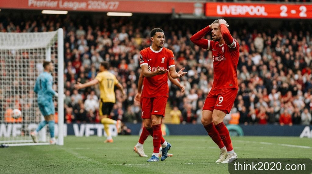 Premier League 2026/27: Liverpool và bài toán hàng thủ sau hai trận hòa liên tiếp